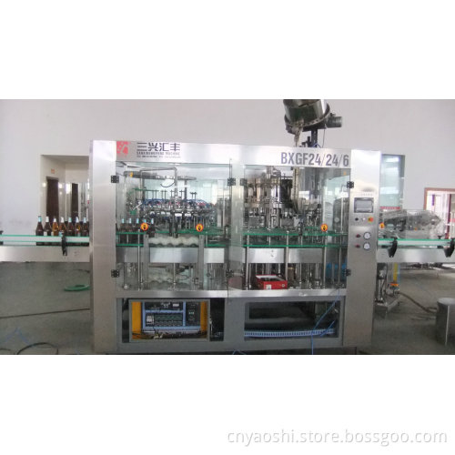 Beer Filling Machine Glass Bottle Filling Machine